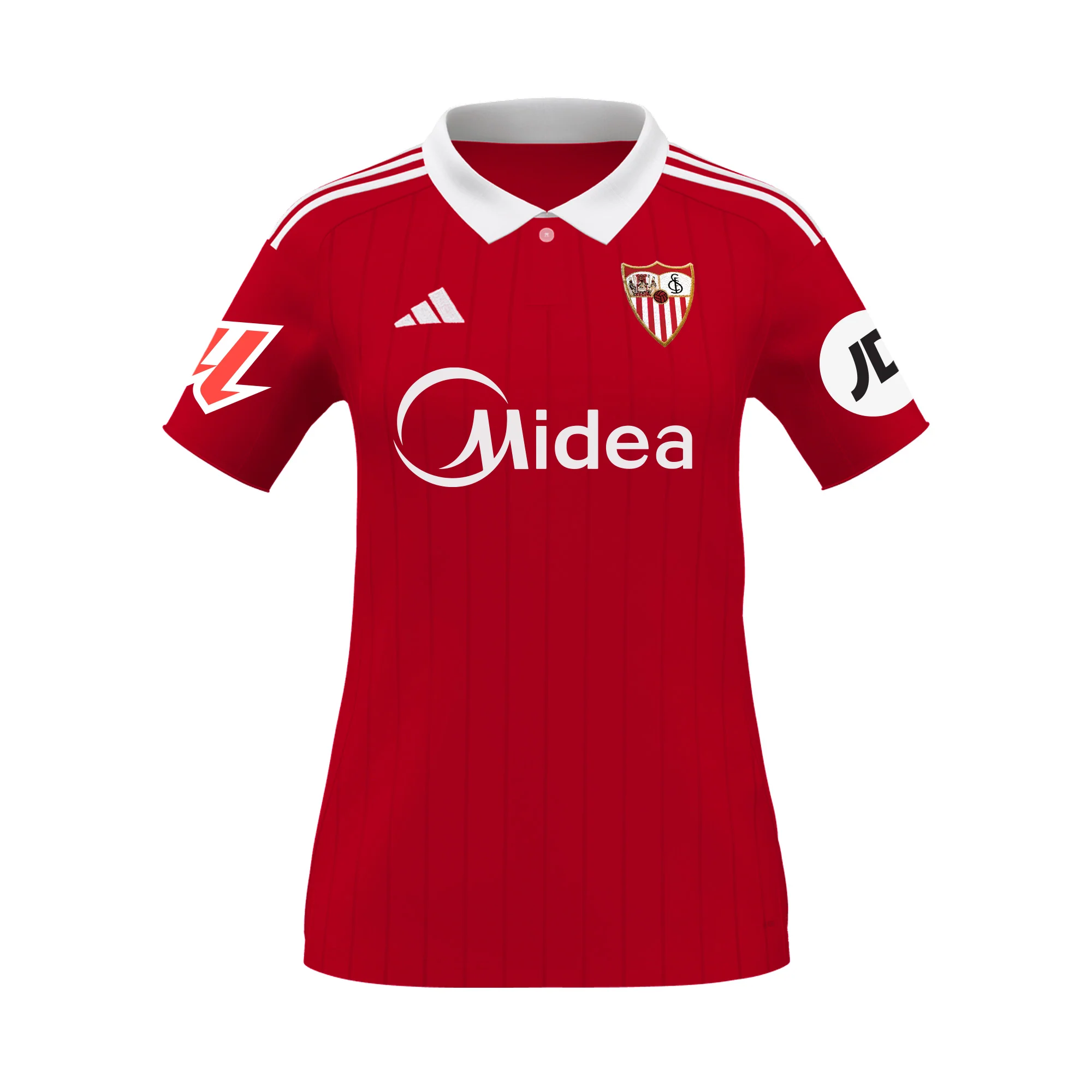 Camiseta mujer 2ª Sevilla FC 25/26 roja - Image 3