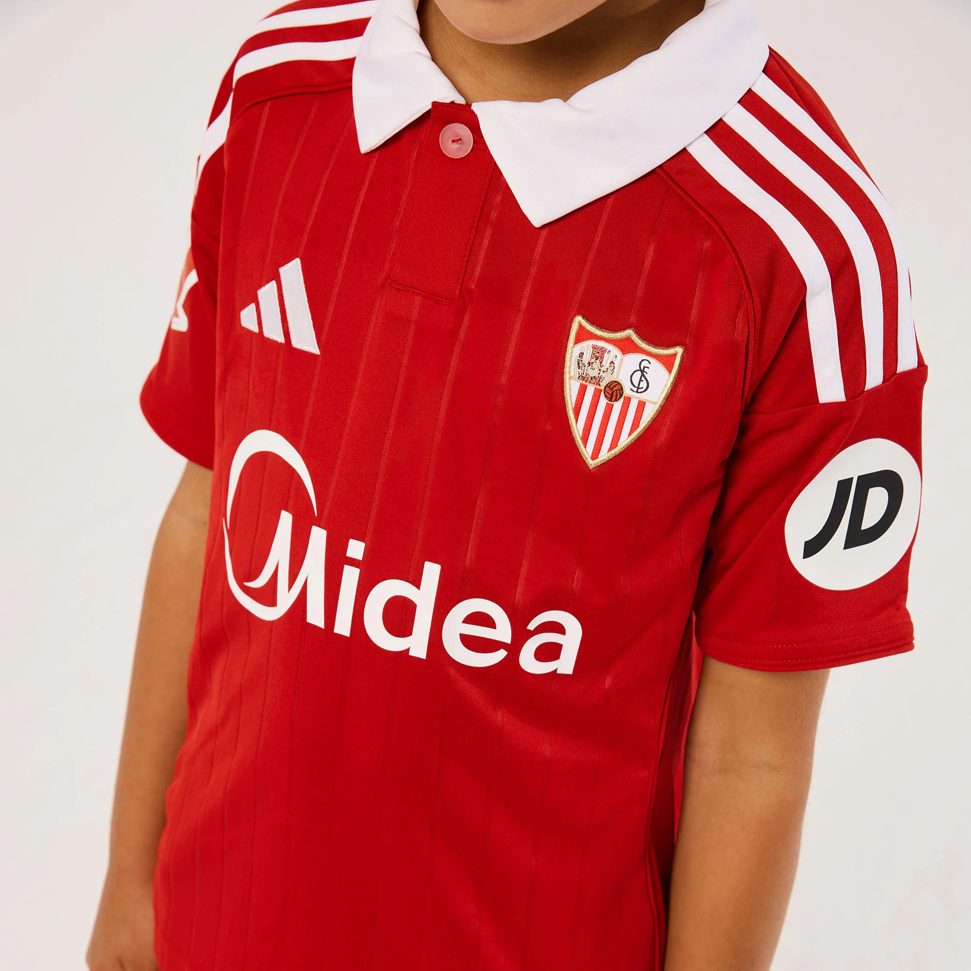 Camiseta niño 2ª Sevilla FC 25/26 roja - Image 3