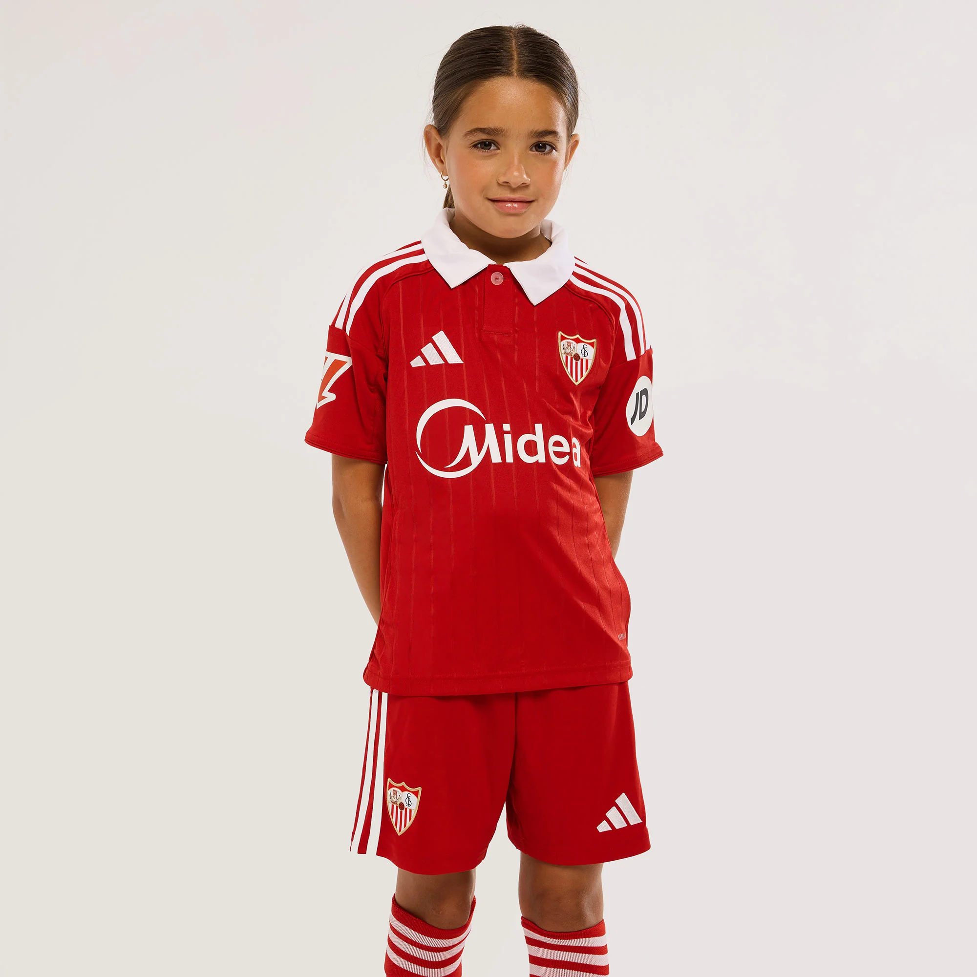 Camiseta niño 2ª Sevilla FC 25/26 roja - Image 4