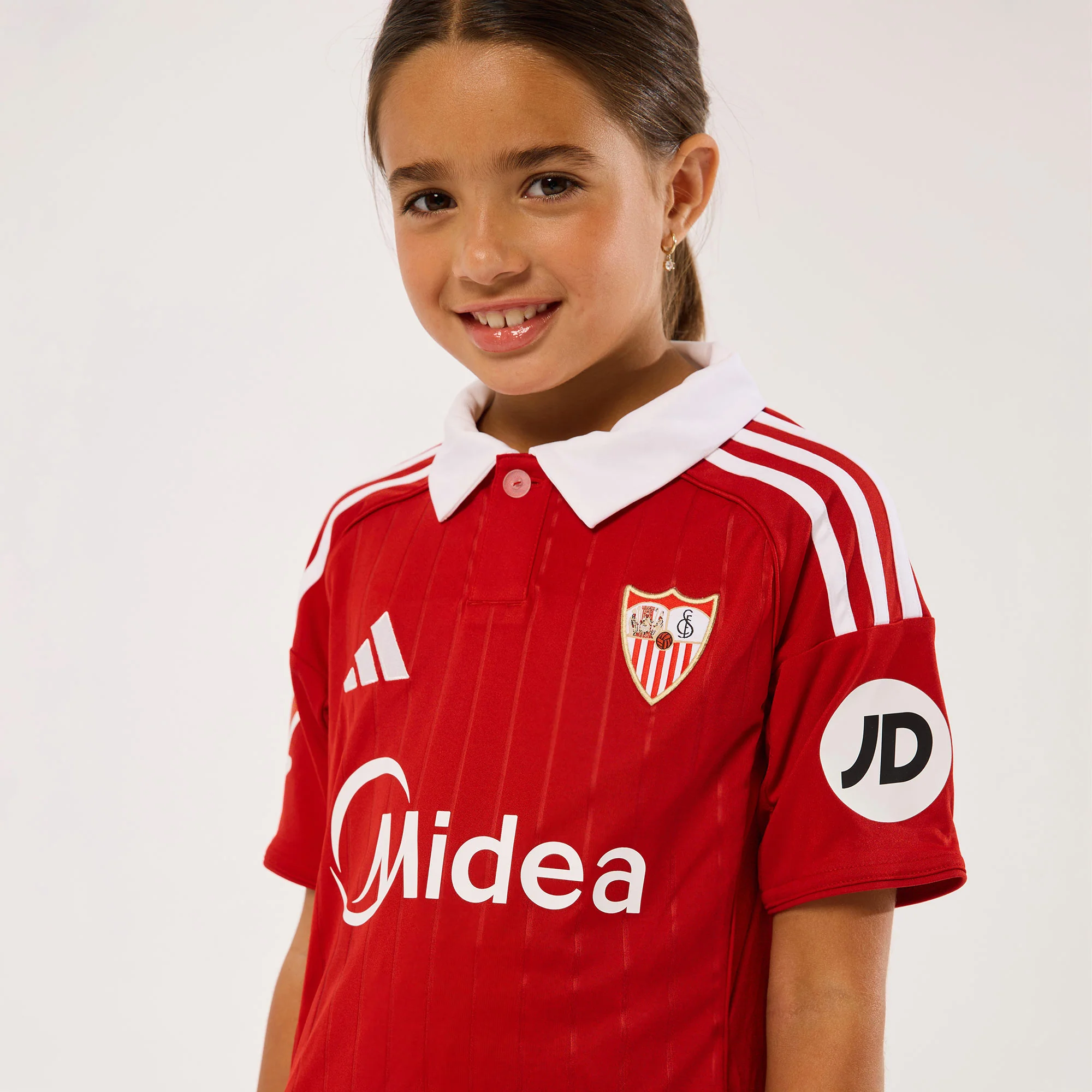 Camiseta niño 2ª Sevilla FC 25/26 roja - Image 6