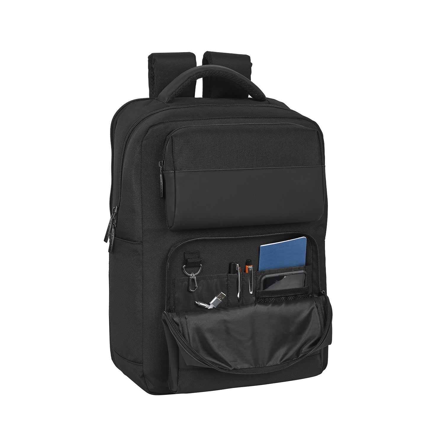 Mochila negra Premium + USB - Image 3
