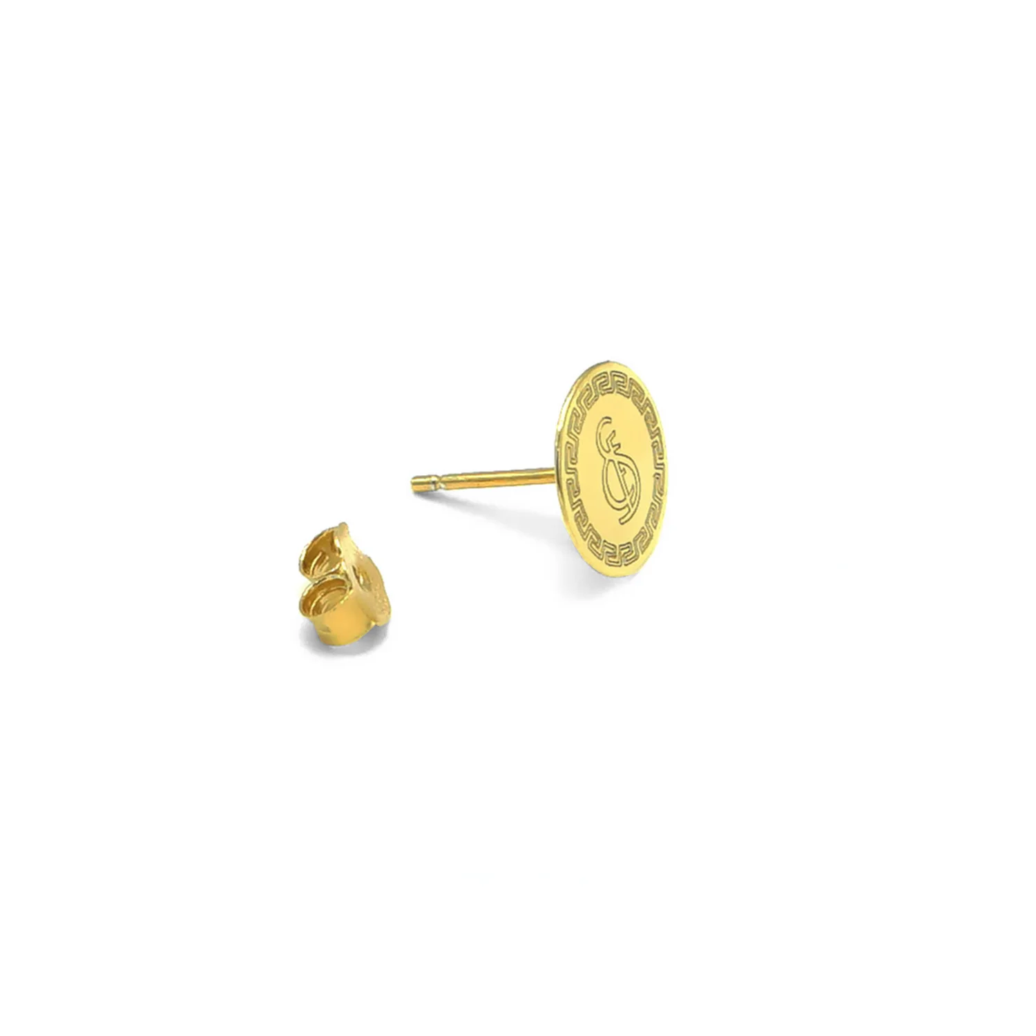 Pendientes de plata baño oro SFC - Image 3
