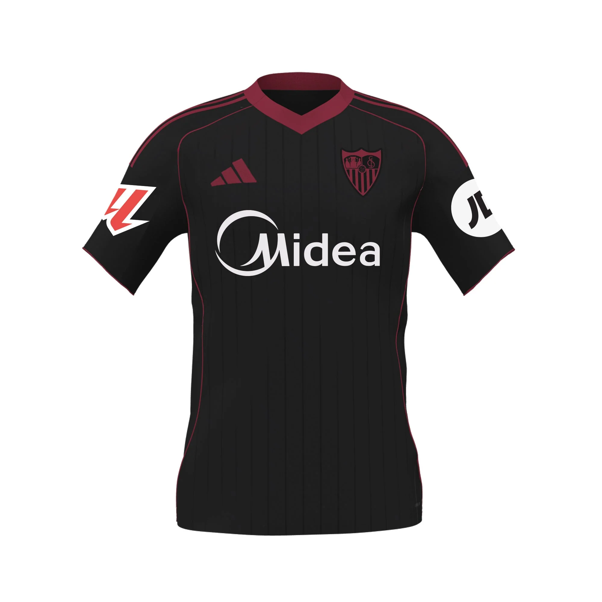 Personalización para Camiseta adulto 3ª Sevilla FC 25/26 negra L / Black