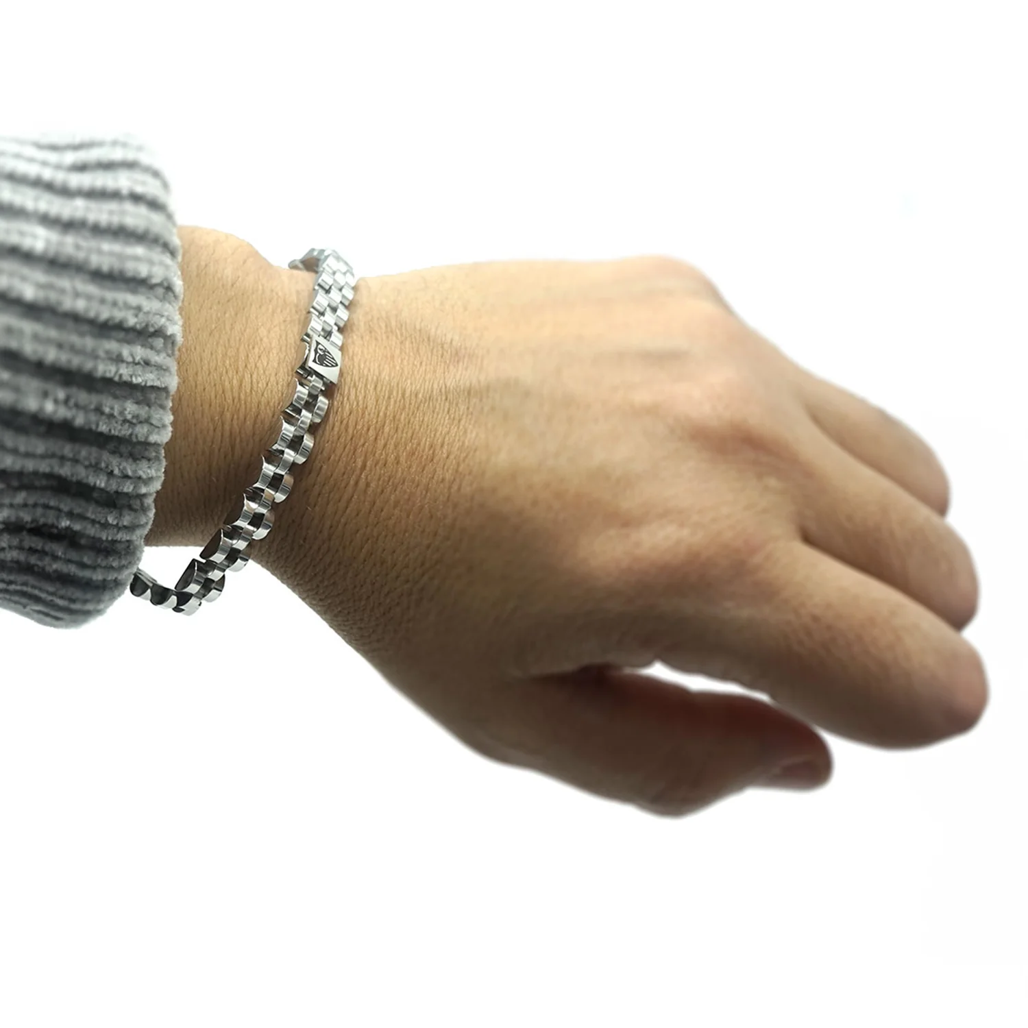 Pulsera eslabones y escudo - Image 3