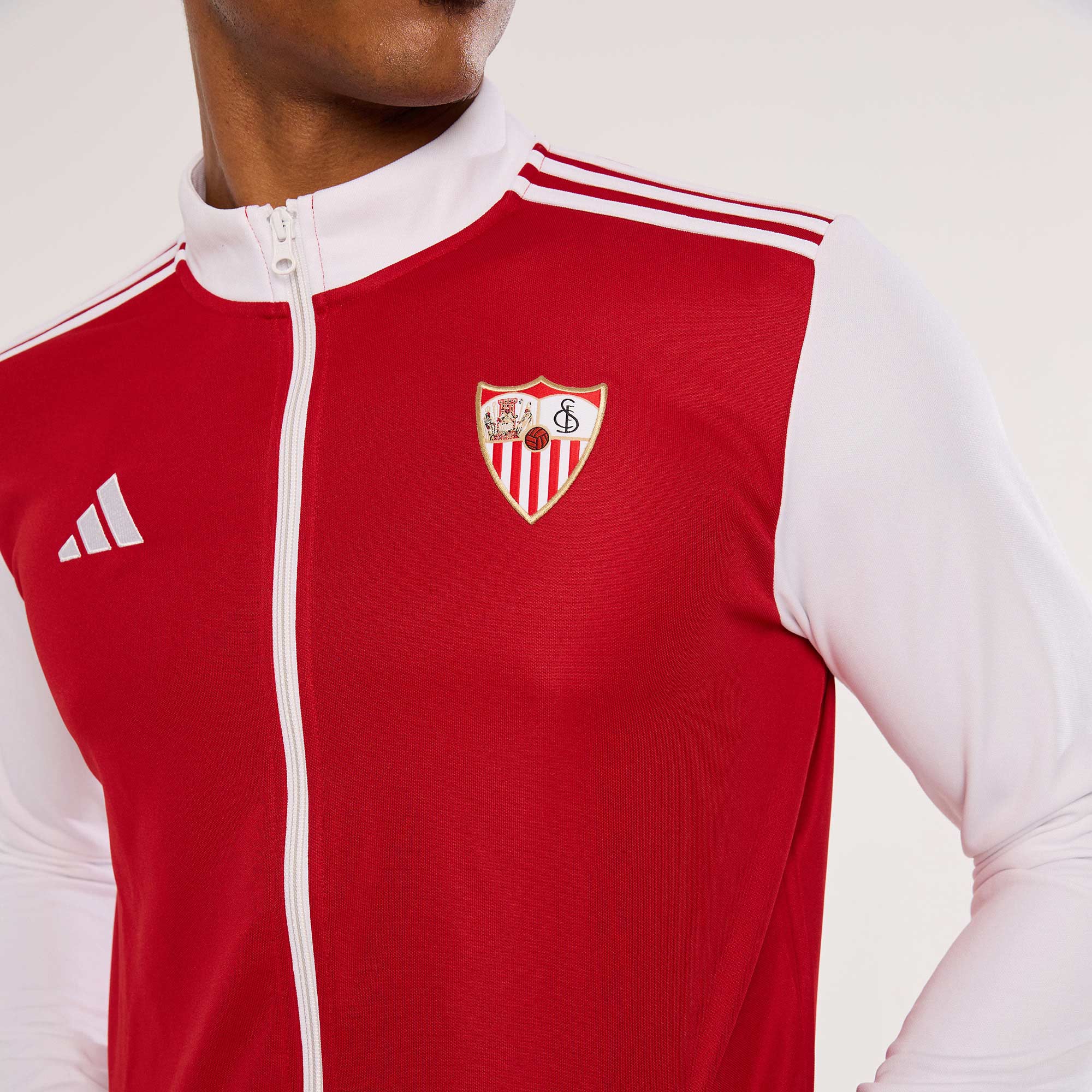 Sudadera roja prematch adulto 25/26 - Image 3